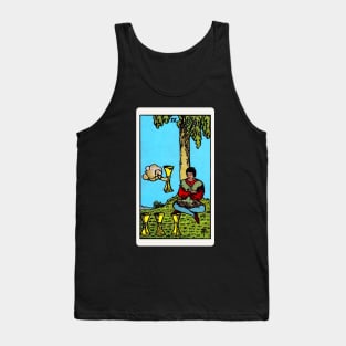 Card #39 - Four Of Cups - Rider Waite Smith Tarot Tank Top